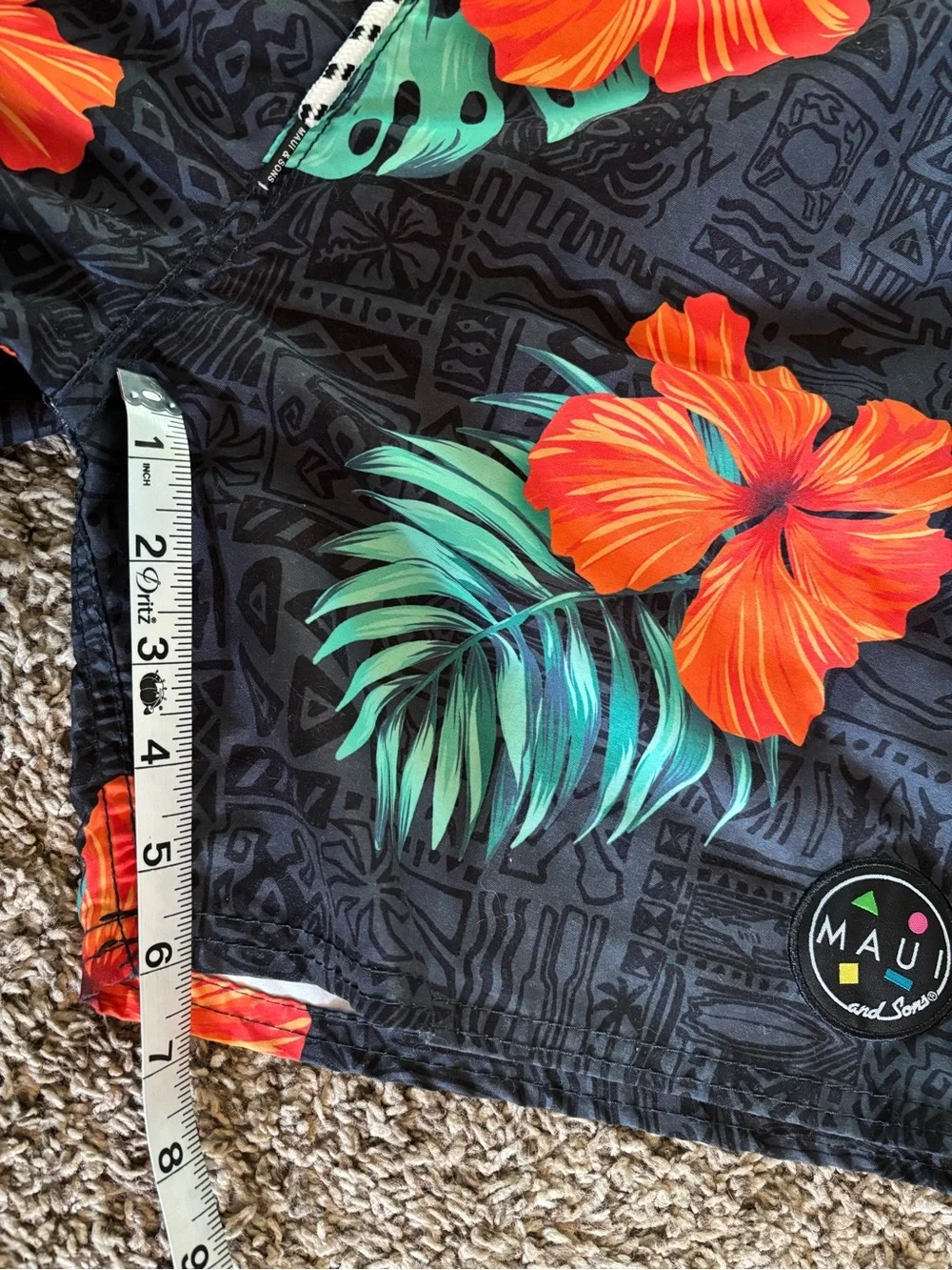 Maui and Sons Men’s Medium Swim Trunks